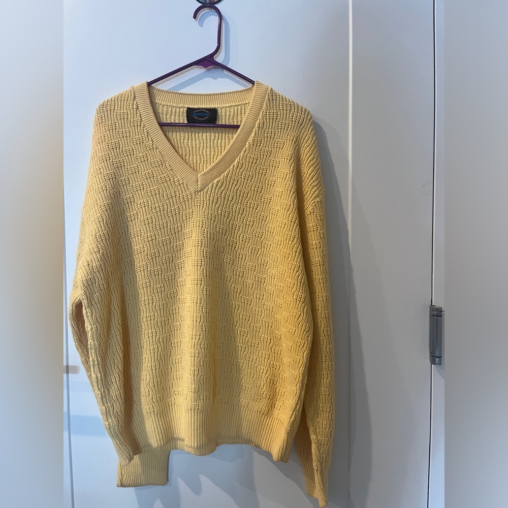 Super Spring Yellow Sweater | Vintage JANTZEN